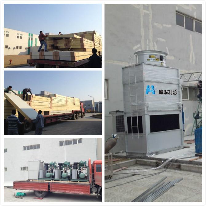 茶葉低溫速凍庫安裝現場